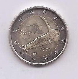 FINLANDIA DEL AÑO 2011 DE 2 EUROS CONMEMORATIVAS